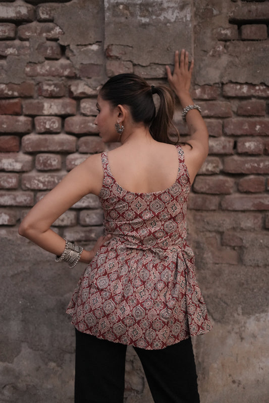 Akira Floral Pakistani Cotton Kurta