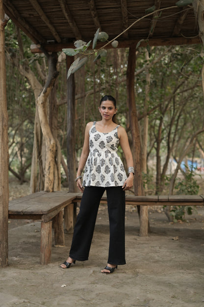 Siyahi - Block Print Cotton Short Kurti