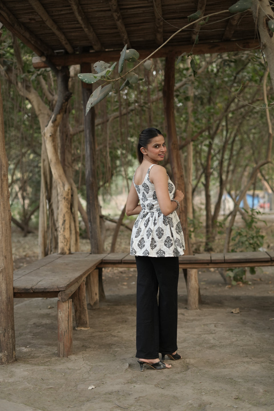 Siyahi - Block Print Cotton Short Kurti