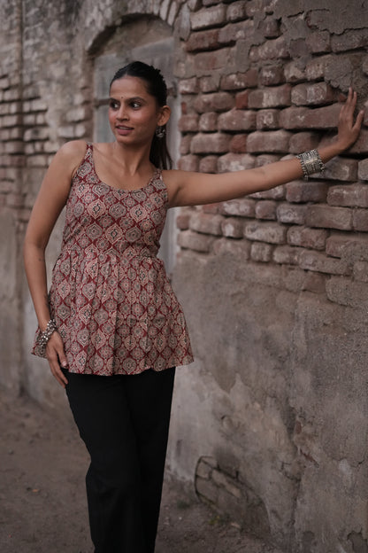 Akira Floral Pakistani Cotton Kurta