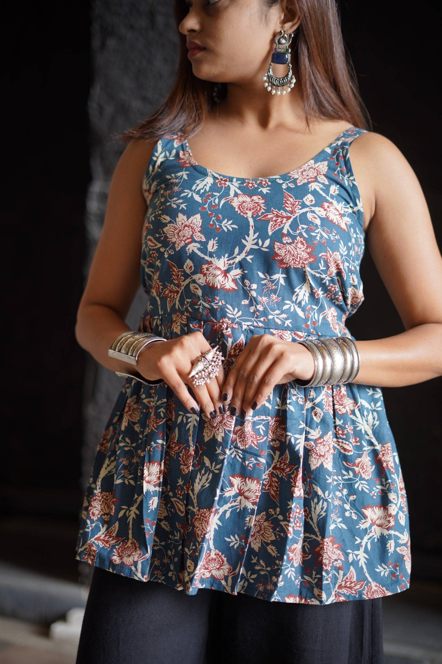 Iris Charm Cotton Kurti