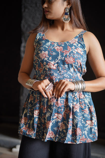 Iris Charm Cotton Kurti