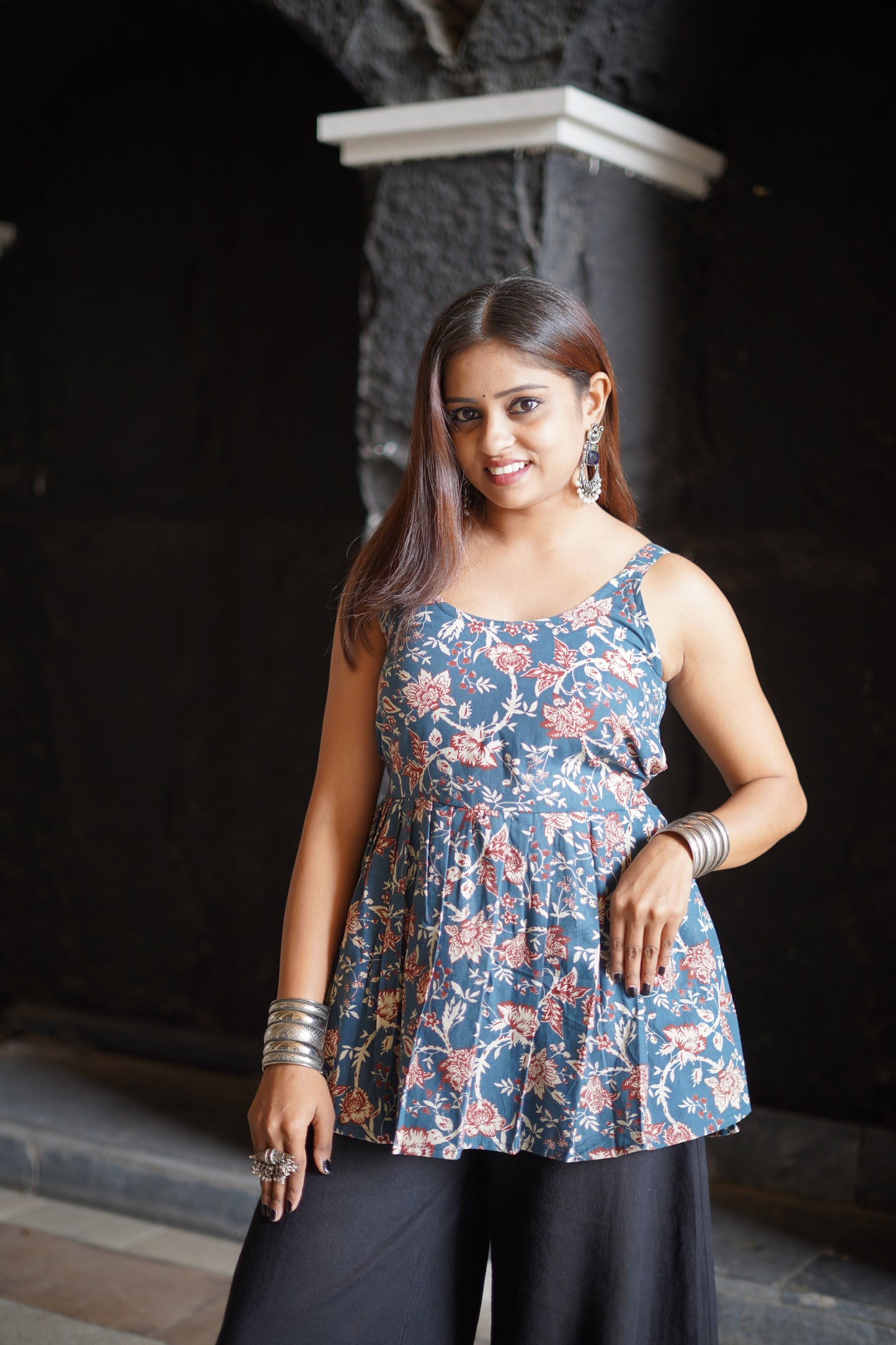 Iris Charm Cotton Kurti