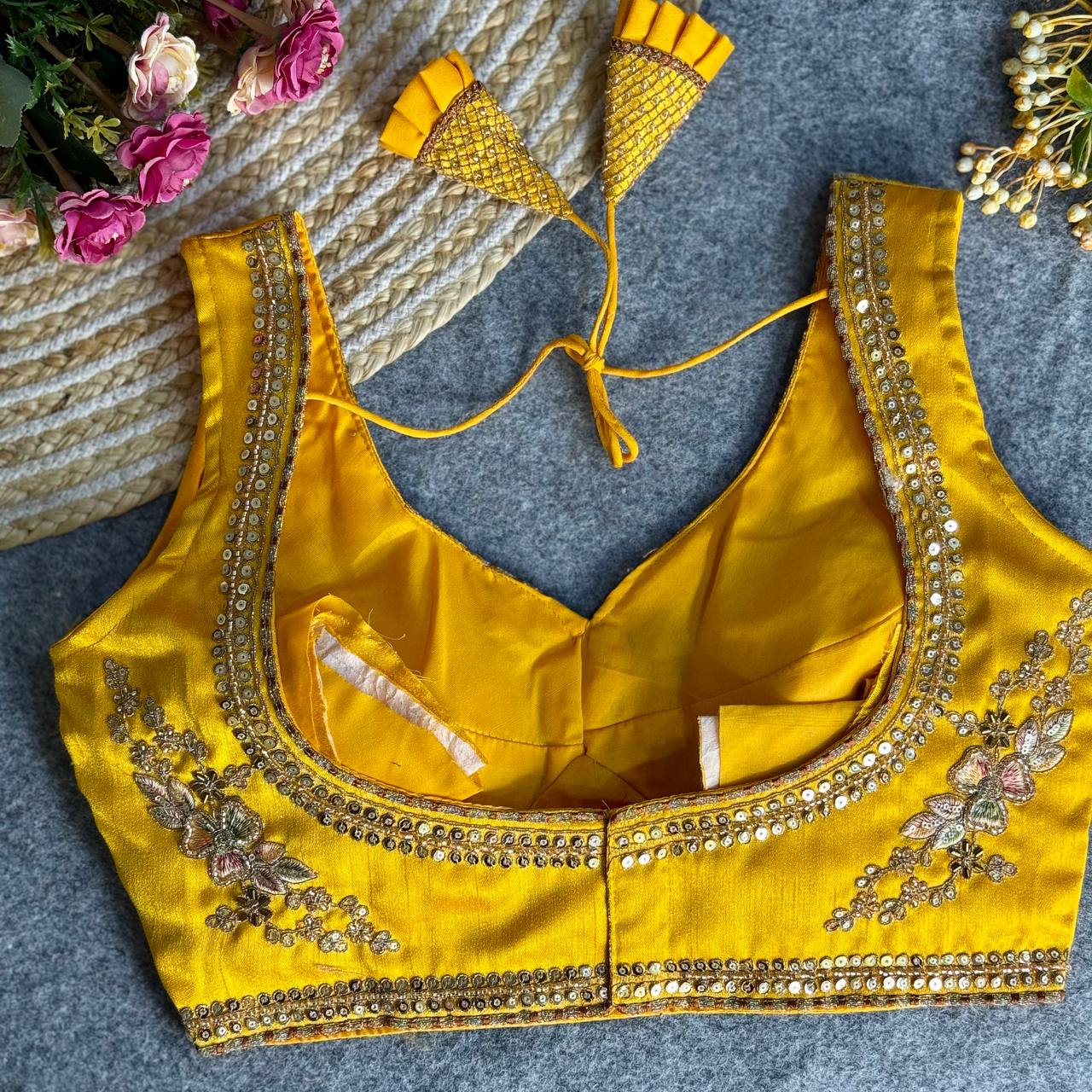 Sabyasachi Neck Bridal Blouse